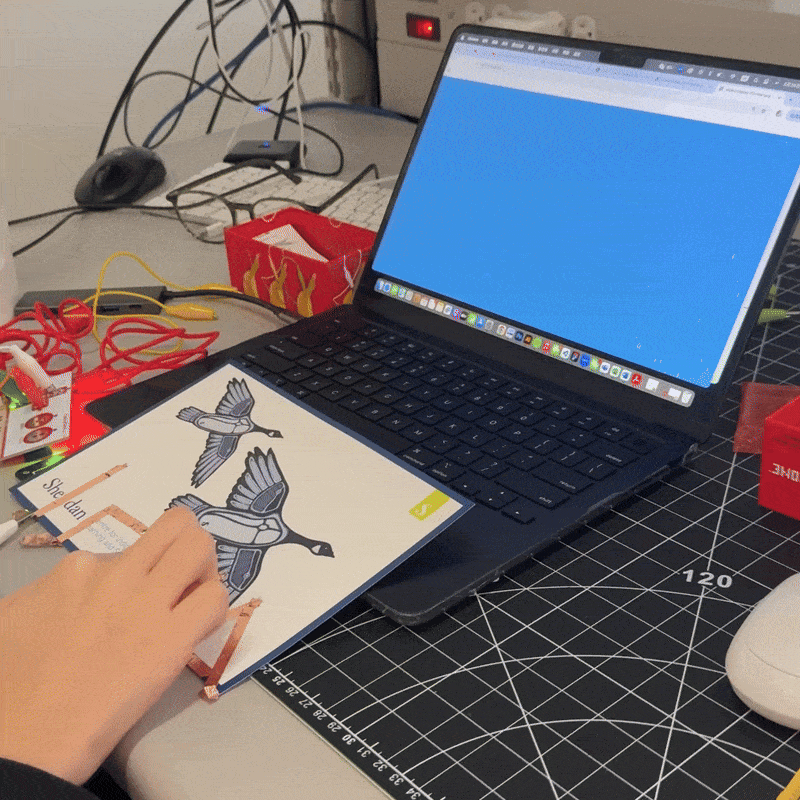 I’m fine-tuning the connections and verifying that each touchpoint successfully activates the interactive sketch.